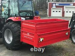 Tractor 3 Point Hitch Hydraulic Dump Box-free Shipping