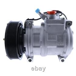 10PA17C 8PK A/C Compressor 447100-2381 447200-5964 For John Deere Tractors 12V