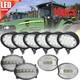 10pcs For John Deere Tractors 7630 7730 7830 7920 7930 Led Flood Light Ah212523