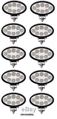 10x 24w 12v 24v Led Work Flood Lamp Light John Deere Valtra Fendt Bobcat Tractor