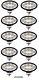 10x 24w 12v 24v Led Work Flood Lamp Light John Deere Valtra Fendt Bobcat Tractor