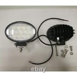 12V Oval 65W Led Work Light For Tractors Combines+ x2pcs/lots RE219708, RE179973
