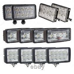 12x LED Work Lights Kit For John Deere 7010 Series 7210 7410 7610 7710 7810