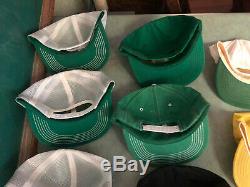 14 Vintage Snapback Trucker Hat Cap Farm JOHN DEERE Tractor Mesh