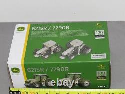 164 John Deere 6215R 7290R Silver 100 Year COMPANY STORE SPECIAL Edition