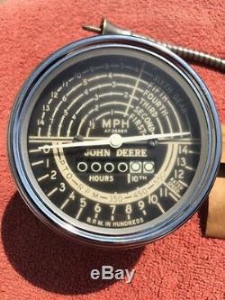 1956-1961 John Deere 720 730 Tractor NOS Tachometer Speedometer Gauge with Cable