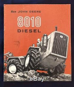 1961 JOHN DEERE 8010 DIESEL TRACTOR 20 Page Brochure