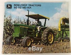 1969 John Deere Sales Brochure Row Crop Tractors 60 To 140 HP 2520,4020,5020