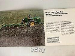 1969 John Deere Sales Brochure Row Crop Tractors 60 To 140 HP 2520,4020,5020