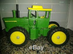 1970's Vintage John Deere 7520 Tractor By Ertl 1/16 Original Farm Toy