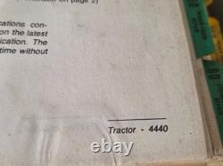 1977 John Deere 4440 Tractor Technical Man TM-1182 Repair Workshop Binder