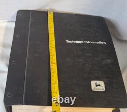1977 John Deere 4440 Tractor Technical Man TM-1182 Repair Workshop Binder