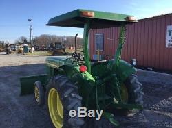 1984 John Deere 850 Compact Tractor with Front Power Blade