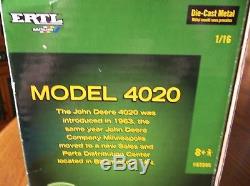1-16-Ertl-John-Deere-GOLD-4020-Tractor-Minneapolis-Sales & Parts Dist. Edition