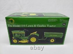1/16 Precision #1 John Deere 110 Lawn & Garden Tractor WithCart by Ertl New in Box