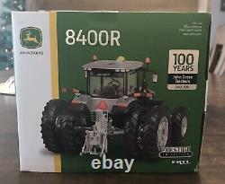 1/32 John Deere 8400R Silver 100 Years Tractor RARE SPECIAL EDITION