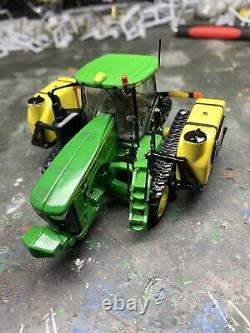 1/64 Custom John Deere 8370RT Tractor With Demco Side Tanks Farm Toy