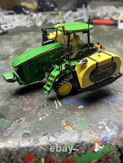 1/64 Custom John Deere 8370RT Tractor With Demco Side Tanks Farm Toy