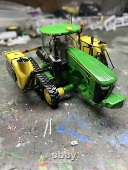 1/64 Custom John Deere 8370RT Tractor With Demco Side Tanks Farm Toy