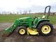 2000 John Deere 4700 Tractor, 4wd, Hydro, Jd460 Loader, 72in Belly Mower, 765hrs