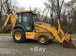 2004 John Deere 310G Backhoe Loader Extend-a-hoe Diesel Cab Tractor JD 310