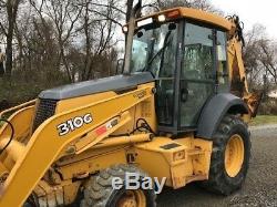 2004 John Deere 310G Backhoe Loader Extend-a-hoe Diesel Cab Tractor JD 310