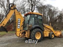 2004 John Deere 310G Backhoe Loader Extend-a-hoe Diesel Cab Tractor JD 310