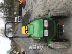 2004 John Deere 4110 4x4 Diesel Hydro Compact Tractor with Mower & Front Blade