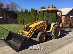 2005 John Deere 110 Backhoe Loader Diesel 4x4 Tractor Back-hoe