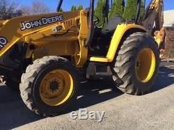 2005 John Deere 110 Backhoe Loader Diesel 4x4 Tractor Back-hoe