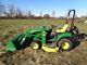 2008 John Deere 2305 With Loader, 4wd, Hydro, 62 Belly Mower, 210 Hrs