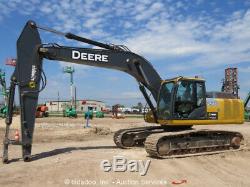 2014 John Deere 250G LC Hydraulic Excavator A/C Cab Aux Hyd Tractor bidadoo
