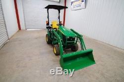 2015 John Deere 1025r Hst Diesel Tractor Loader 4wd, John Deere D120 Loader