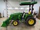 2016 John Deere 3038e Tractor, 4wd, Jd 300e Loader, Hydro, Only 29 Hours