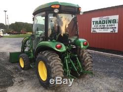 2017 John Deere 3039R 4x4 Hydro Compact Tractor with Cab & Loader