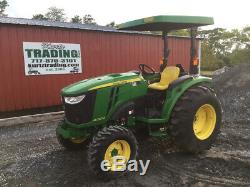 2017 John Deere 4052M 4x4 Hydro Compact Tractor Only 300 Hours One Owner