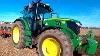 2018 John Deere 6155r Tractor With Kuhn Plough