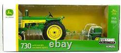 2022 ERTL 116 JOHN DEERE Model 730 Tractor Van Brunt Grain Drill PRESTIGE NIB