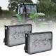 2pcs Front Led Headlight Lamp Al75339 For John Deere 6000-7010 Series Tractors