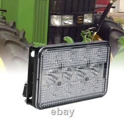 2PCS Front LED Headlight lamp AL75339 For John Deere 6000-7010 Series tractors