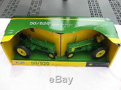 2 John Deere 116 Scale Ertl Die Cast Metal Model Tractors 50 & 520 New In Box