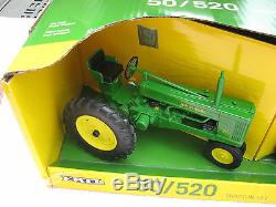 2 John Deere 116 Scale Ertl Die Cast Metal Model Tractors 50 & 520 New In Box