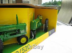 2 John Deere 116 Scale Ertl Die Cast Metal Model Tractors 50 & 520 New In Box