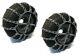 2 Link Tire Chains & Tensioners 20x10x8 For John Deere Lawn Mower Tractor Rider