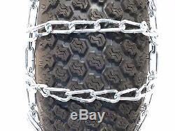 2 Link TIRE CHAINS & TENSIONERS 26x12x12 for John Deere Mower Tractor Rider