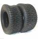 (2) New 16x6.50-8 Turf Tires 4 Ply Tubeless John Deere Lawn Mower Tractor Rider