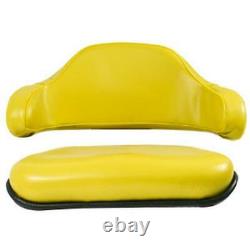 2 Pc. Yellow Seat Cushion Set Fits John Deere 1020 1520 1530 2020 & Later Models