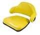 2 Piece Yellow Vinyl Seat Cushion Set Fit John Deere Tractor 1020 2020 2030 2640