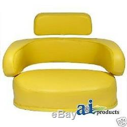 3 Piece Yellow Seat Cushion Set John Deere 3010,4020,4320,4520,5020,7520#bh