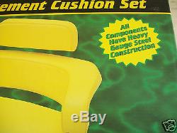 3 Piece Yellow Seat Cushion Set John Deere 3010,4020,4320,4520,5020,7520#bh